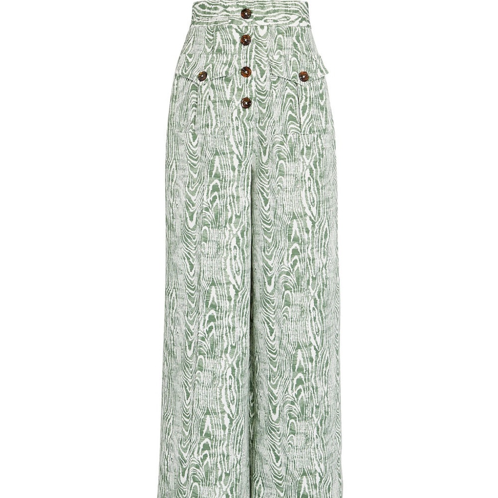 Anthropologie C/Meo Collective Green Energised Pant TAGS STILL ON SIZE M